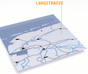 3d view of Langstraße