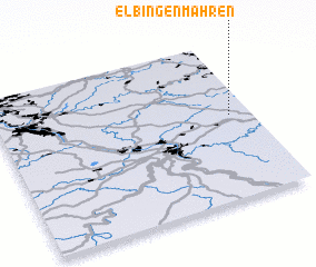 3d view of Elbingen-Mähren