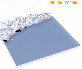 3d view of Chiusavecchia