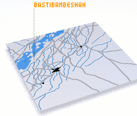 3d view of Basti Bambe Shāh