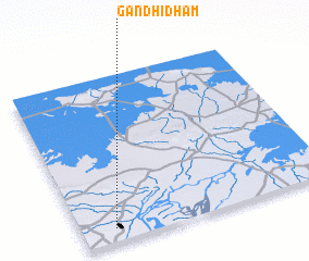 3d view of Gāndhīdhām