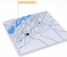 3d view of Dāndu da Hat