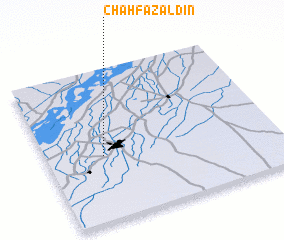 3d view of Chāh Fazal Din