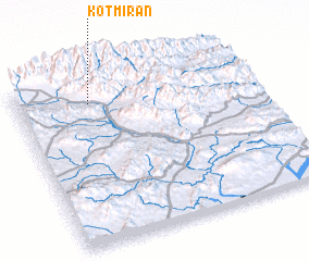 3d view of Kot Mirān