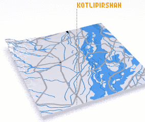 3d view of Kotli Pīr Shāh