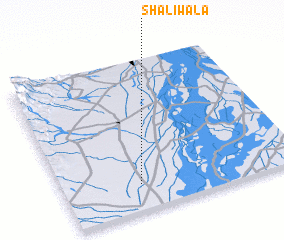 3d view of Shāliwāla