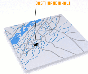 3d view of Basti Imām Dīnwāli