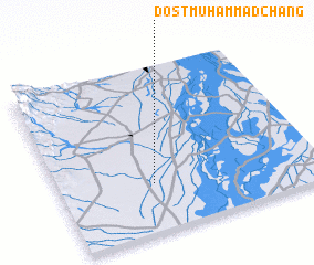 3d view of Dost Muhammad Chāng