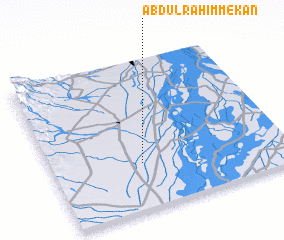 3d view of Abdul Rahim Mekan