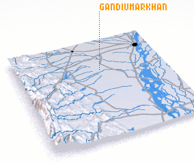 3d view of Gandi Umar Khān