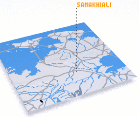 3d view of Sāmākhiāli