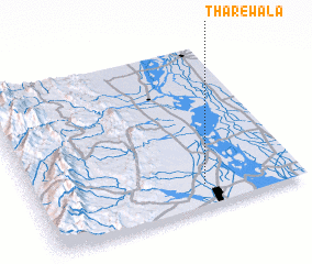 3d view of Thārewāla