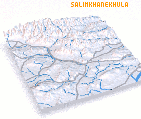 3d view of Salīm Khāne Khula