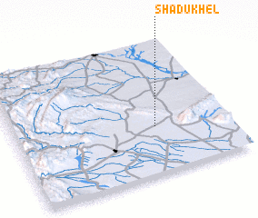 3d view of Shādu Khel