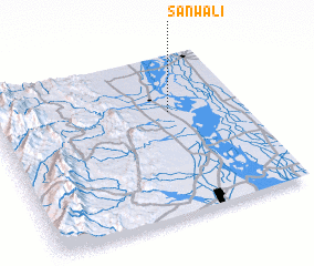 3d view of Sanwāli