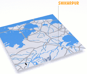 3d view of Shikārpur