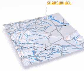 3d view of Shamshi Khel