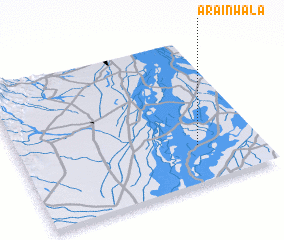 3d view of Arāīnwāla