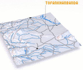 3d view of Tofān Khān Bānda