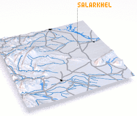 3d view of Salār Khel