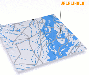 3d view of Jalālīwāla