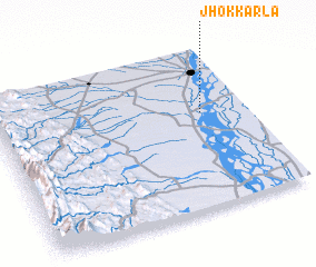 3d view of Jhok Kārla