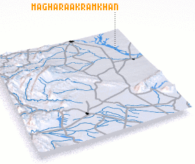 3d view of Maghāra Akram Khān