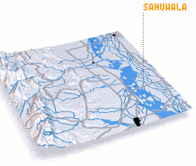 3d view of Sāhūwāla