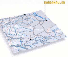 3d view of Bānda Kallan