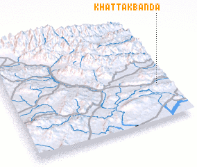 3d view of Khattak Bānda