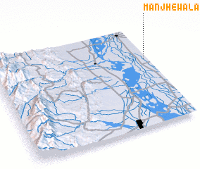 3d view of Mānjhewāla