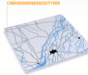3d view of Chak One Hundred Sixty-one