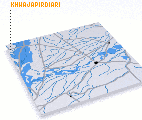 3d view of Khwāja Pīr di Āri