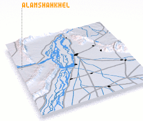 3d view of Ālam Shāh Khel