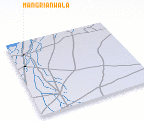 3d view of Mangriānwāla