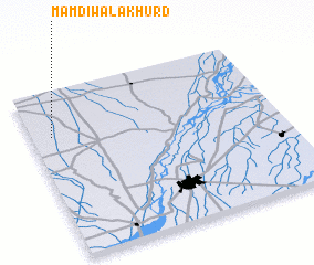 3d view of Māmdīwāla Khurd