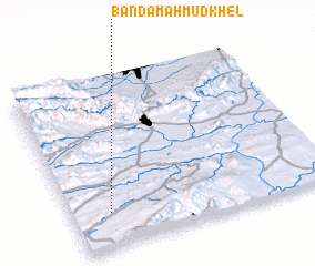 3d view of Bānda Mahmud Khel