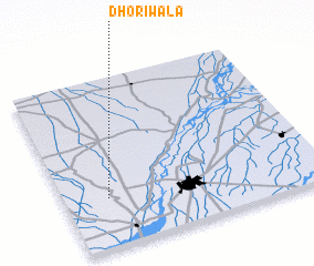3d view of Dhorīwāla