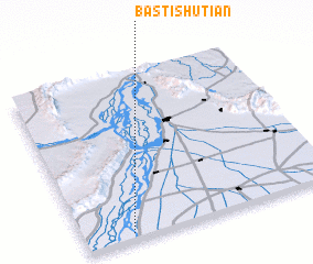 3d view of Basti Shutiān