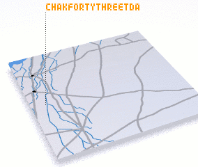 3d view of Chak Forty-three TDA