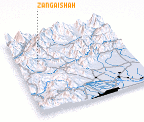 3d view of Zangai Shah