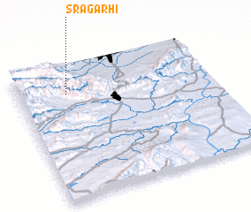 3d view of Srāgarhi