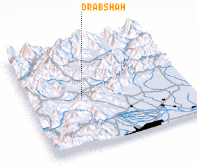 3d view of Drāb Shāh