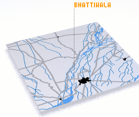 3d view of Bhattīwāla