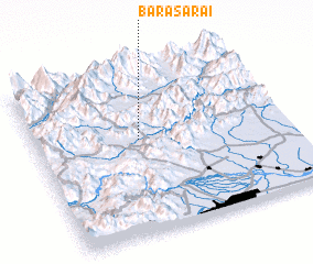 3d view of Bara Sarai
