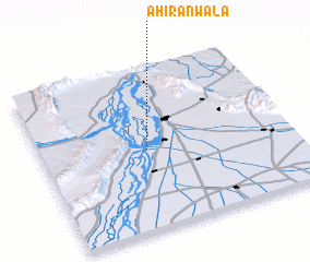 3d view of Ahīrānwāla