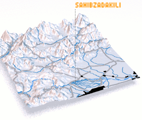 3d view of Sāhibzāda Kili