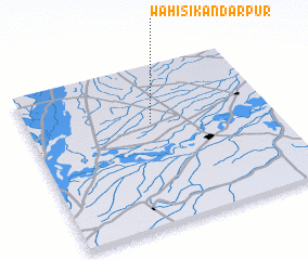 3d view of Wāhi Sikandarpur