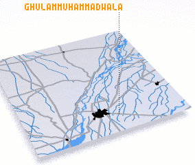 3d view of Ghulām Muhammadwāla