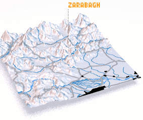 3d view of Zara Bāgh